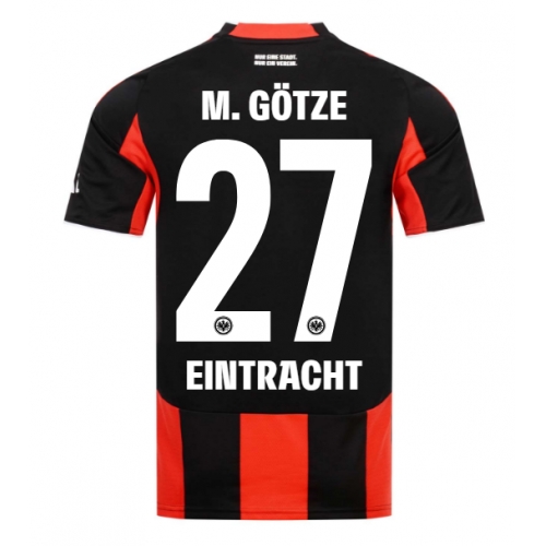 Billige Fotballdrakt Eintracht Frankfurt Mario Gotze #27 Replika Hjemmedrakt 2025-26 Kortermet Billige Fotballdrakt Eintracht Frankfurt Mario Gotze #27 Replika Hjemmedrakt 2025-26 Kortermet